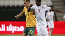 اهداف مباراة الامارات واستراليا اليوم وملخص نتيجة اللقاء بتفوق الكنغر الأسترالي بهدفين في تصفيات آسيا