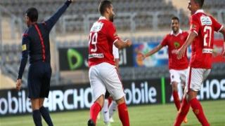اهداف مباراة الاهلى وطنطا اليوم وملخص لقاء القلعة الحمراء في عبور لاند بالفوز بهدف نظيف لكوليبالي