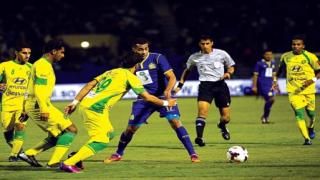 اهداف مباراة النصر والخليج اليوم والعالمي يفوز بثلاثية كاملة في مهمة جديدة في دوري جميل وملخص نتيجة اللقاء كاملا