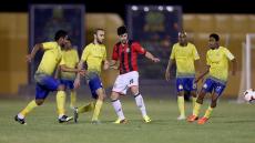 اهداف مباراة النصر والرائد اليوم وملخص نتيجة مباراة دوري جميل بتفوق العالمي بهدف نايف هزازي من ركلة جزاء