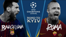 مباراة برشلونة وروما