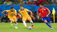 اهداف مباراة تشيلي واستراليا اليوم 25-06-2017 وملخص نتيجة لقاء كأس القارات على ملعب أرينا بالتيكا