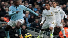 اهداف مباراة مانشستر سيتي وسوانزي سيتي اليوم والستيزن ينجو من فخ التعادل في الدوري الإنجليزي وملخص نتيجة اللقاء